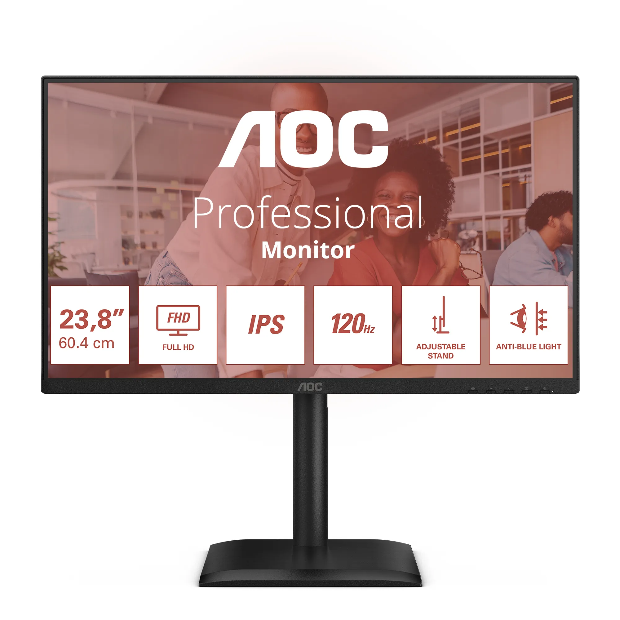 AOC 24E4U 24&quot; Full HD, IPS - sk&auml;rm