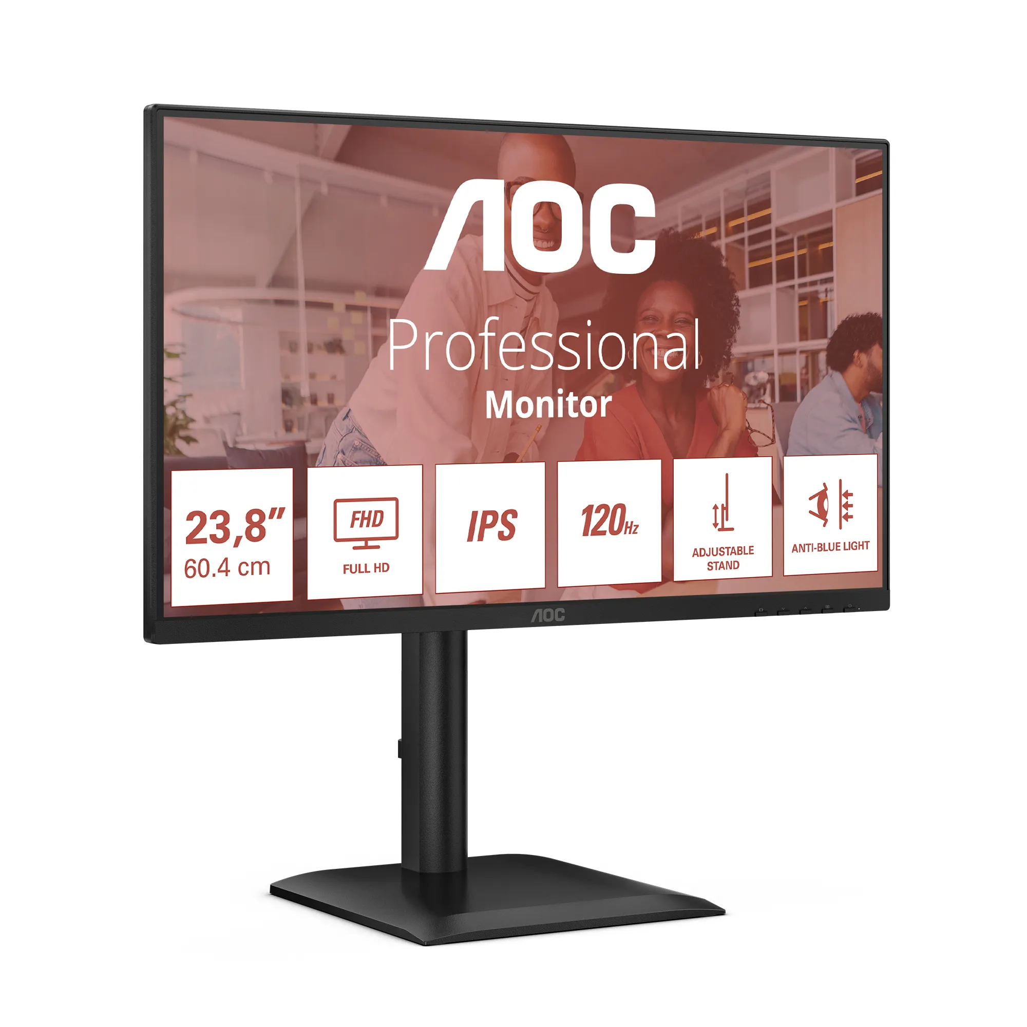AOC 24E4U 24&quot; Full HD, IPS - sk&auml;rm