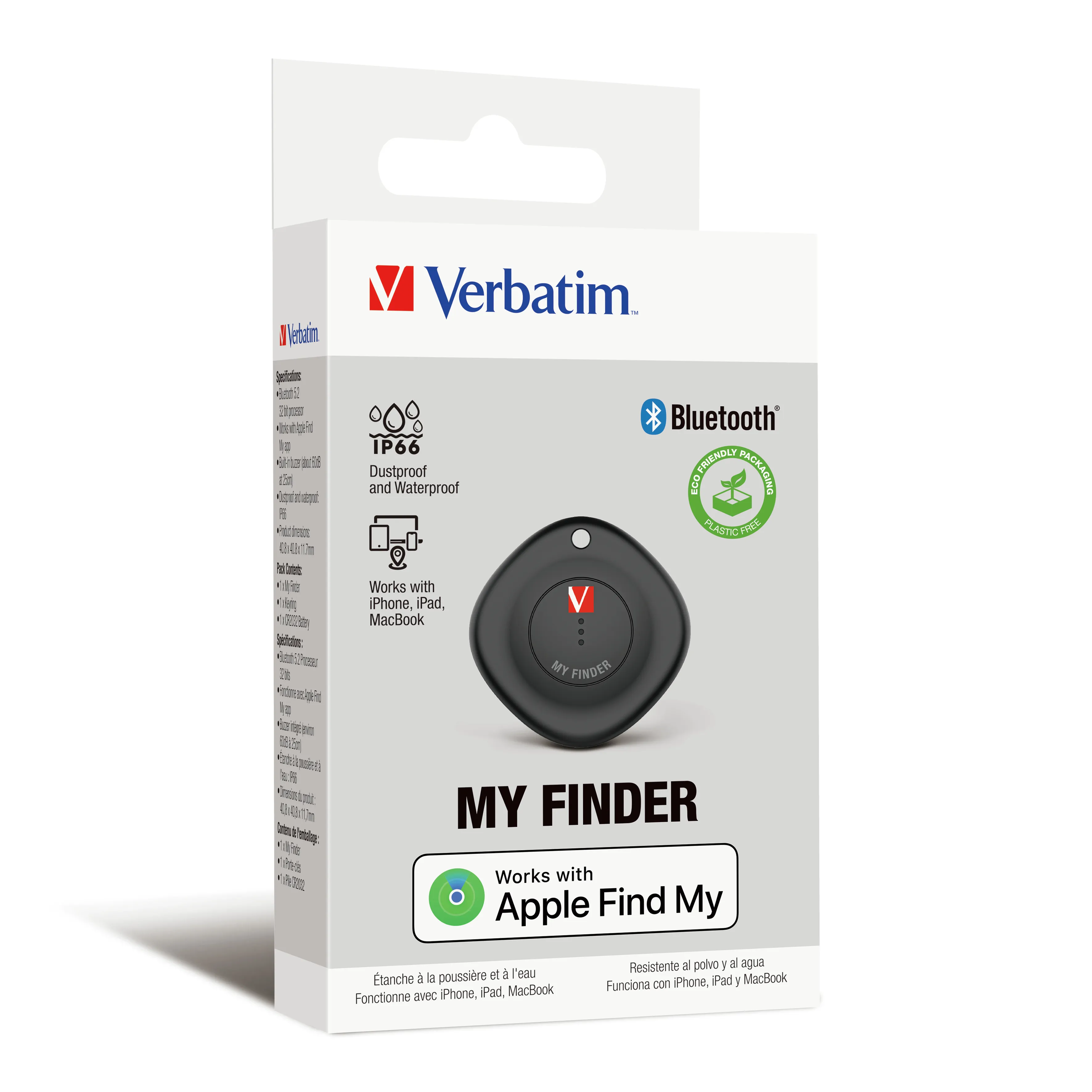 Verbatim My Finder Bluetooth - tracker, Black