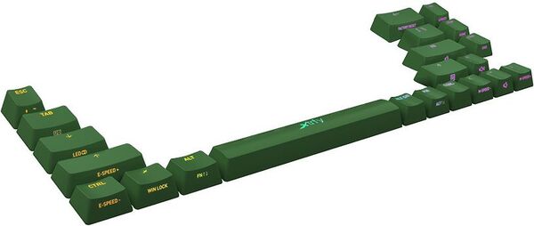 Xtrfy K5 Compact, Add-on Keycaps, Forest Green (22pcs)