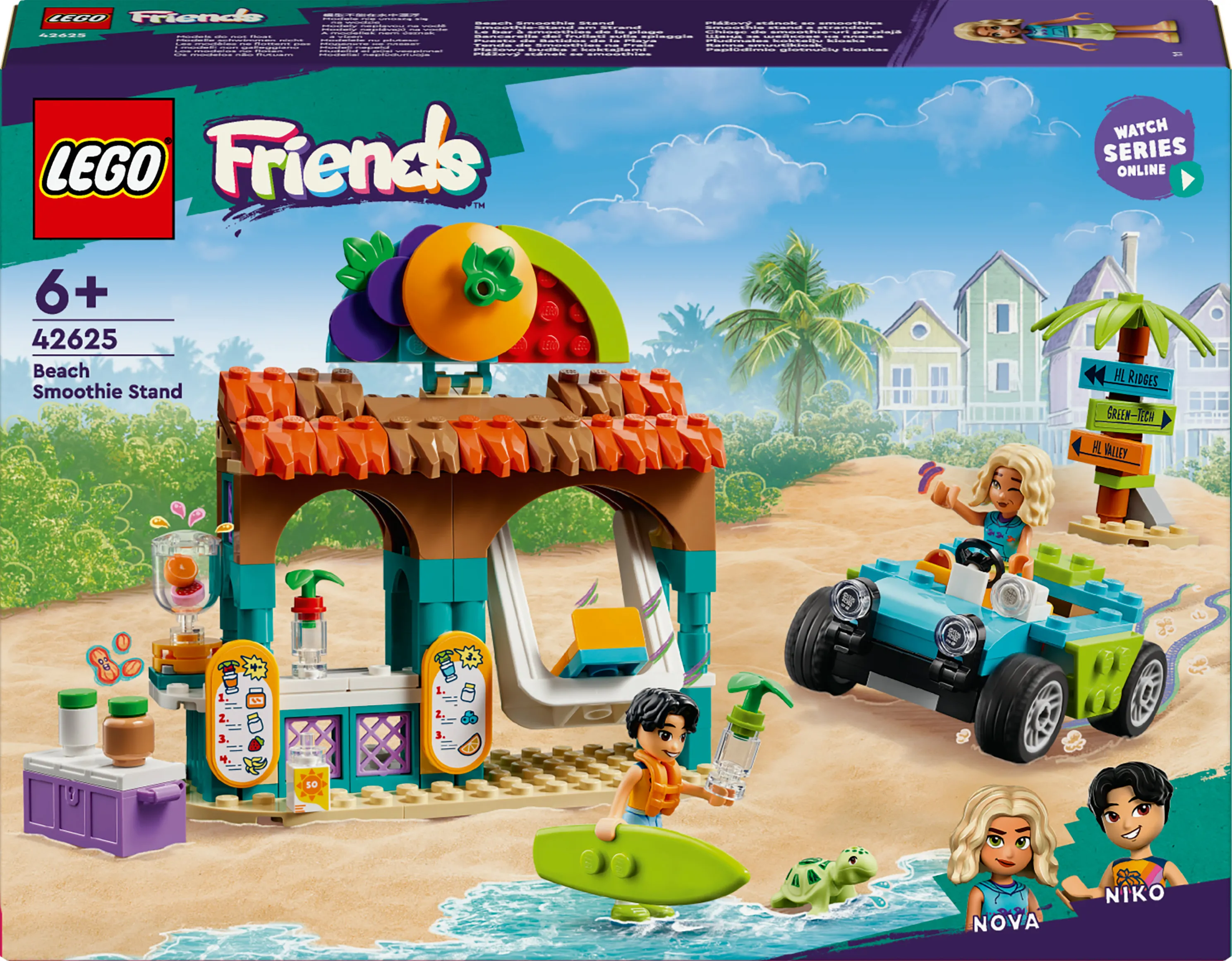 LEGO Friends Pirtel&ouml;koju rannalla 42625