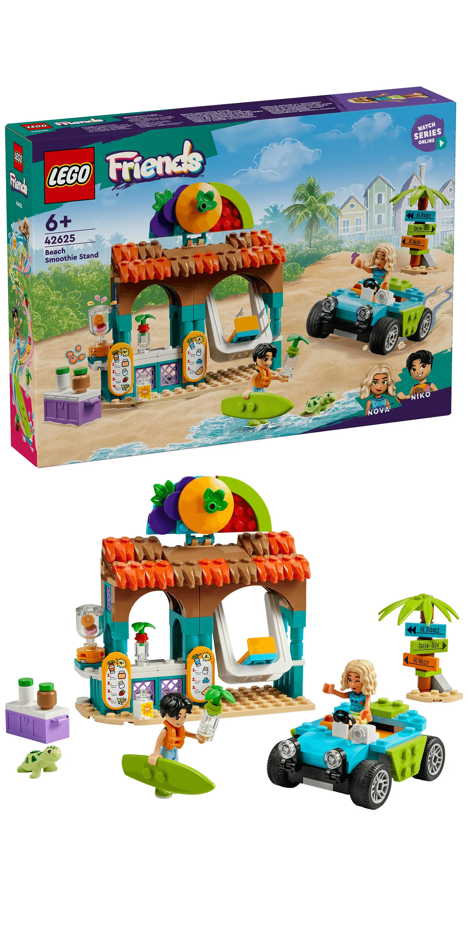 LEGO Friends Pirtel&ouml;koju rannalla 42625