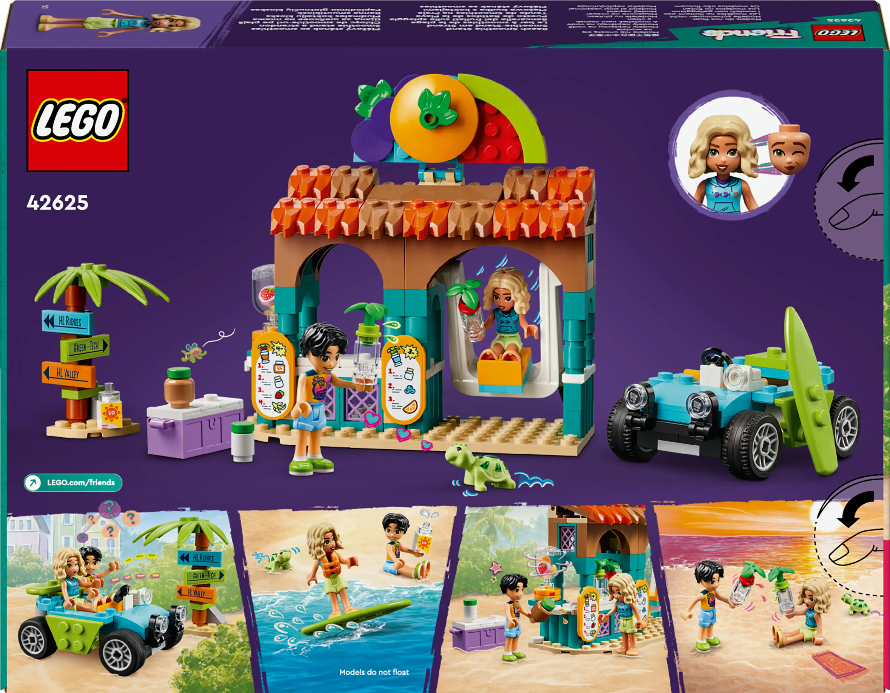 LEGO Friends Pirtel&ouml;koju rannalla 42625