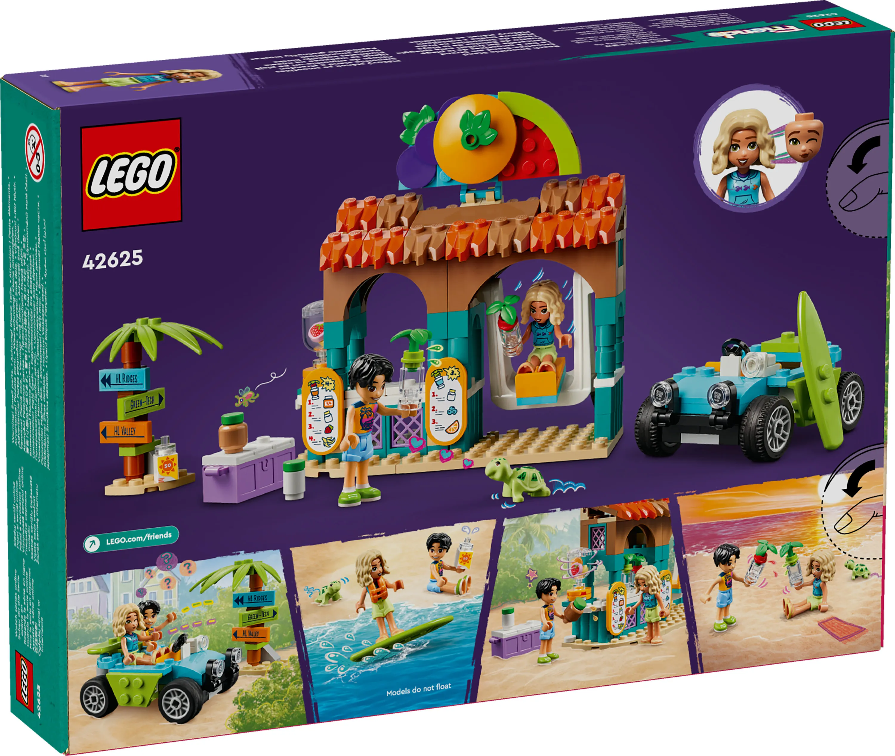 LEGO Friends Pirtel&ouml;koju rannalla 42625