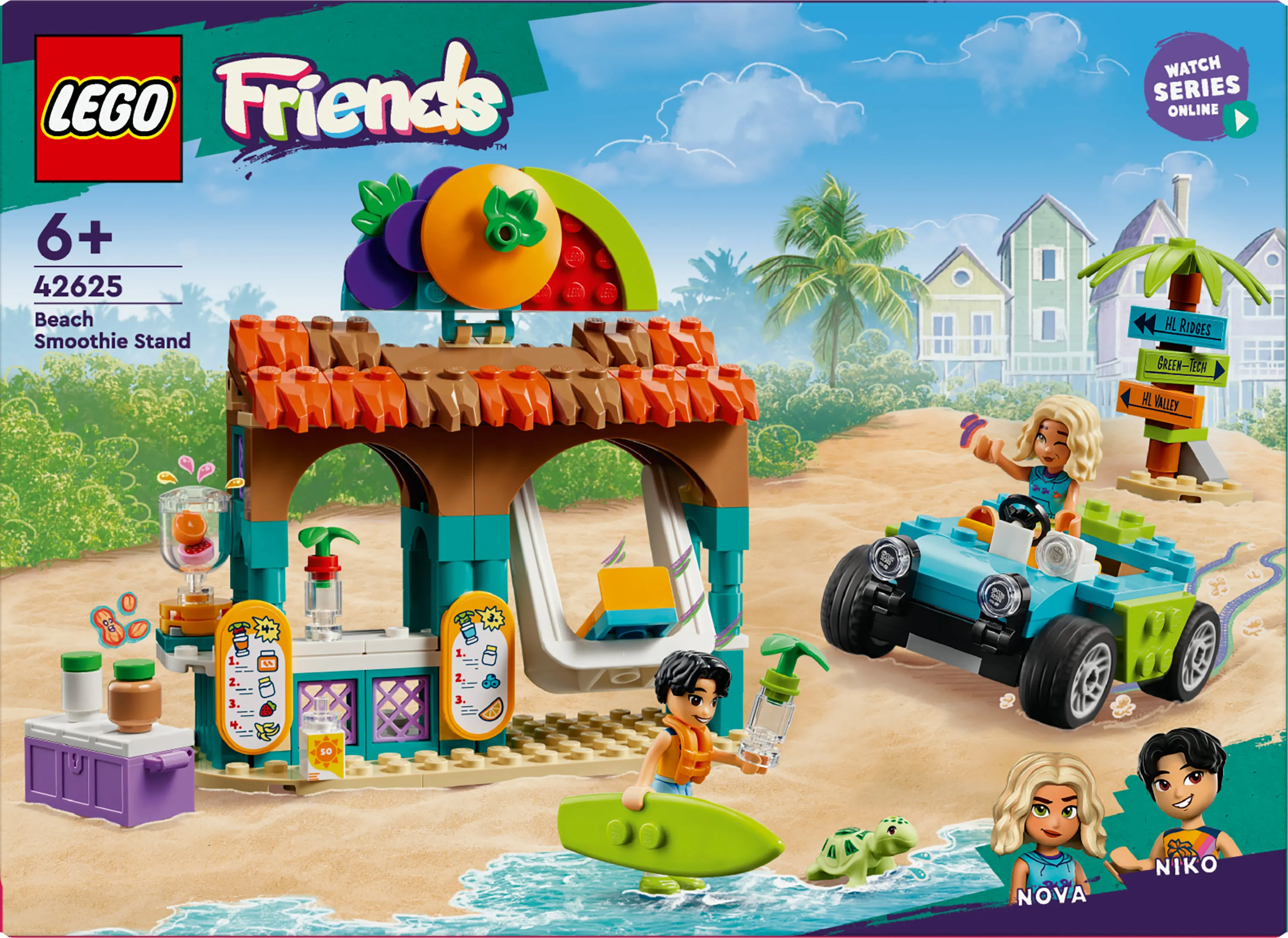 LEGO Friends Pirtel&ouml;koju rannalla 42625