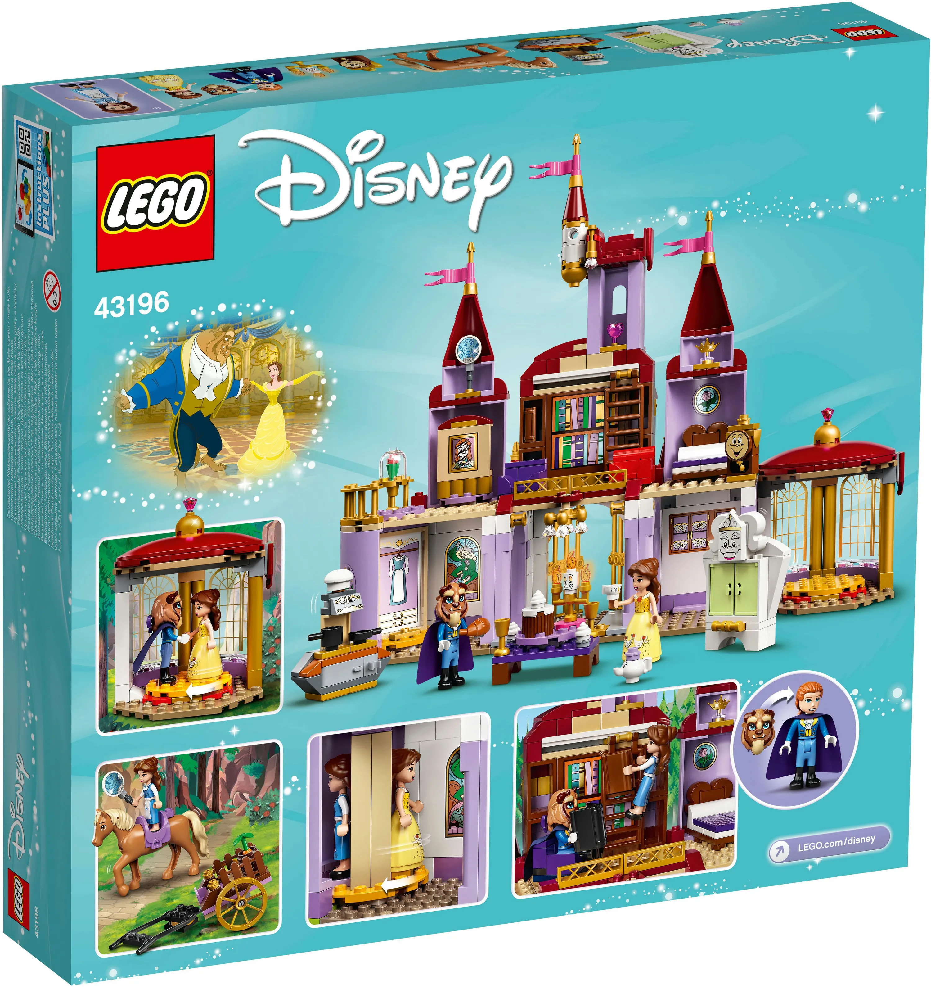 Lego Disney Belle and the Beast&rsquo;s Castle 43196