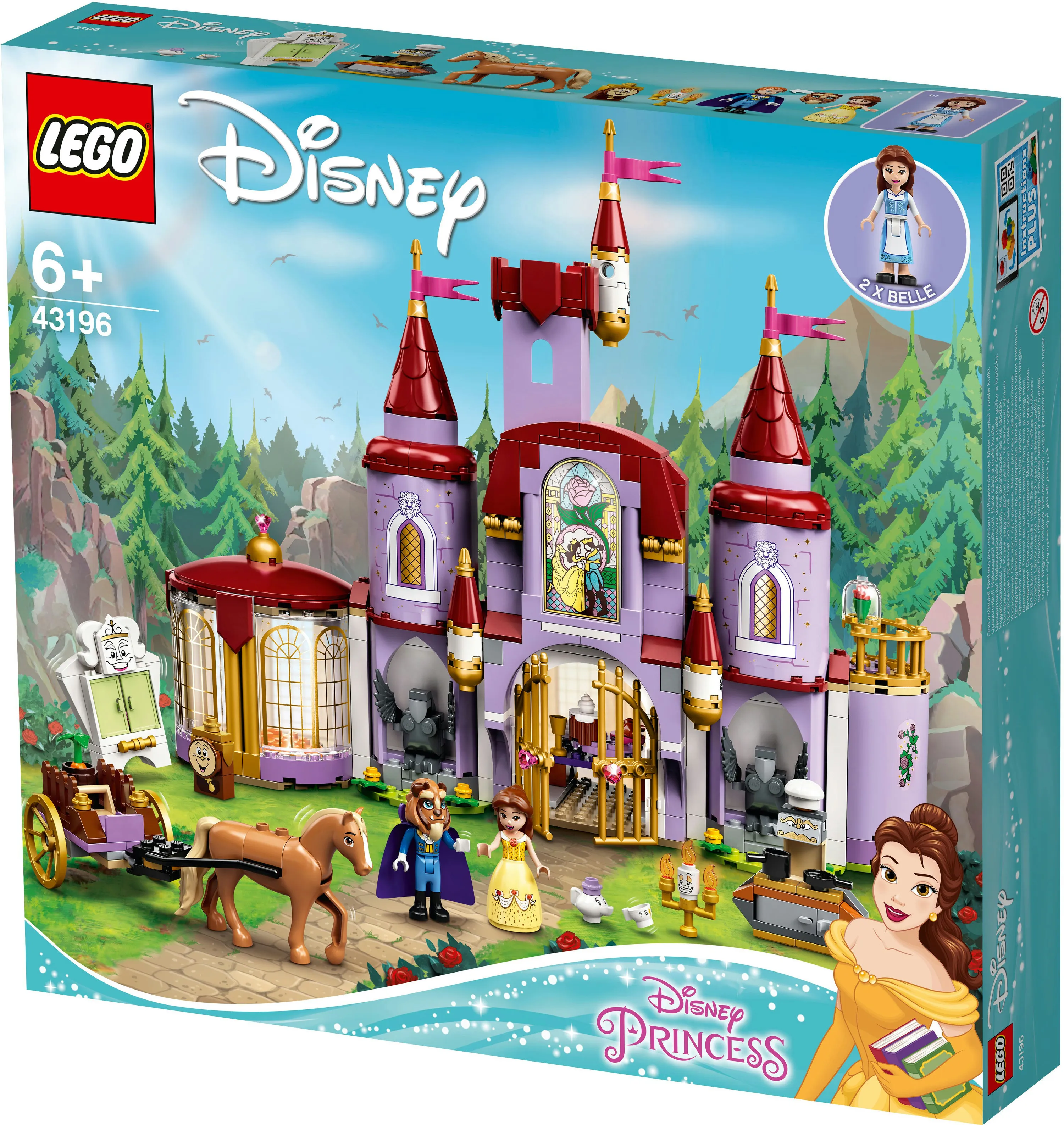 Lego Disney Belle and the Beast&rsquo;s Castle 43196