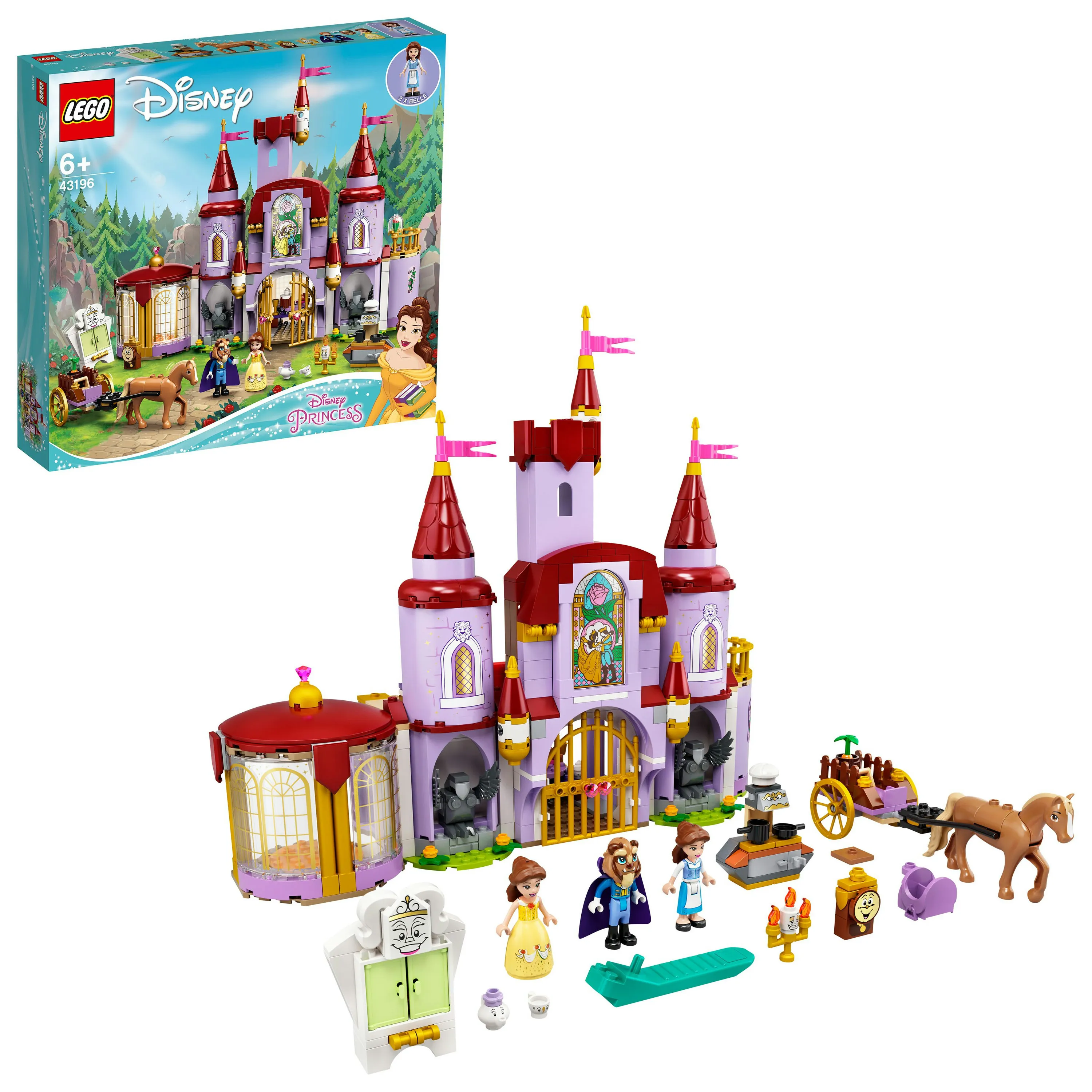 Lego Disney Belle and the Beast&rsquo;s Castle 43196