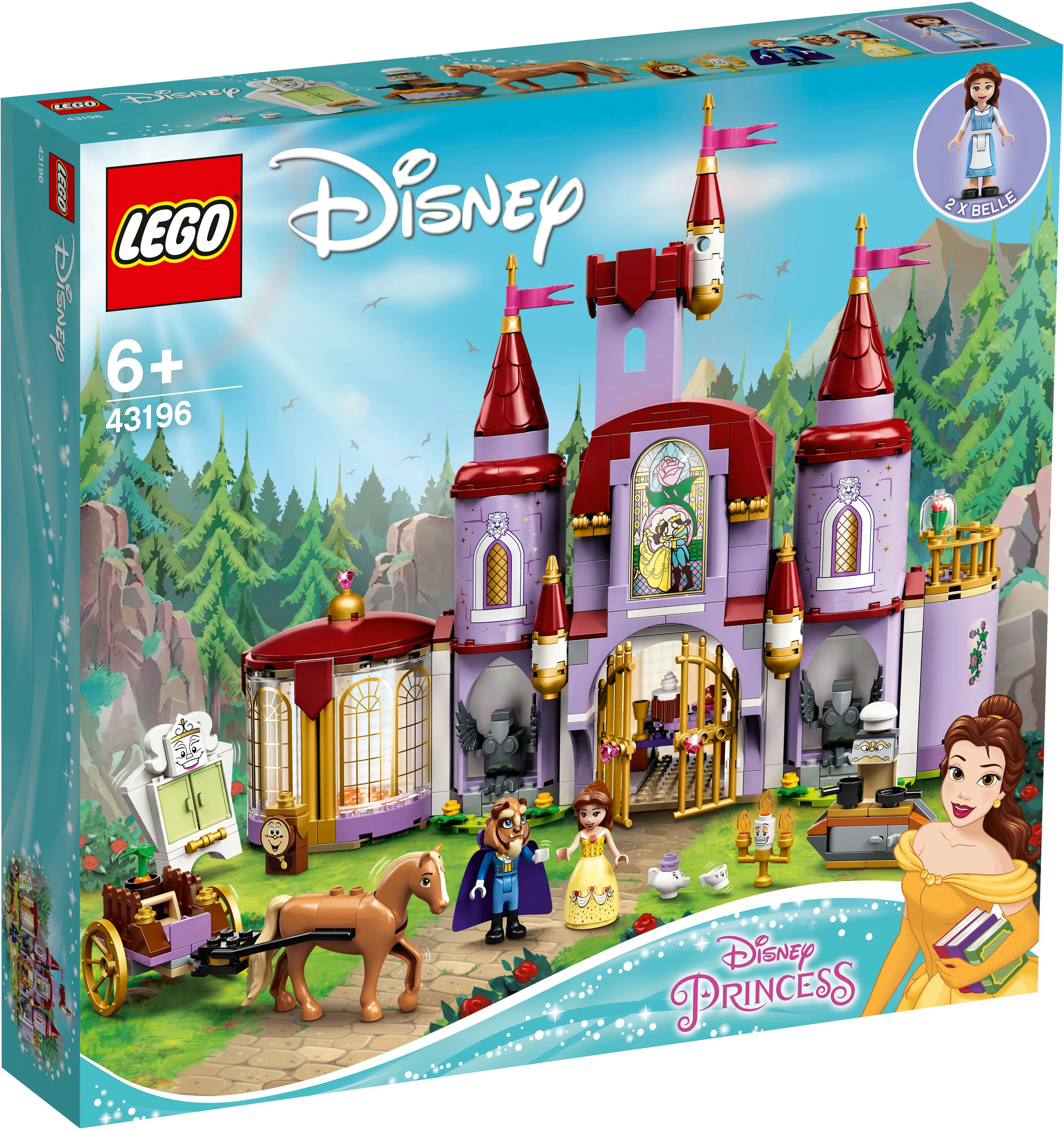 Lego Disney Belle and the Beast&rsquo;s Castle 43196