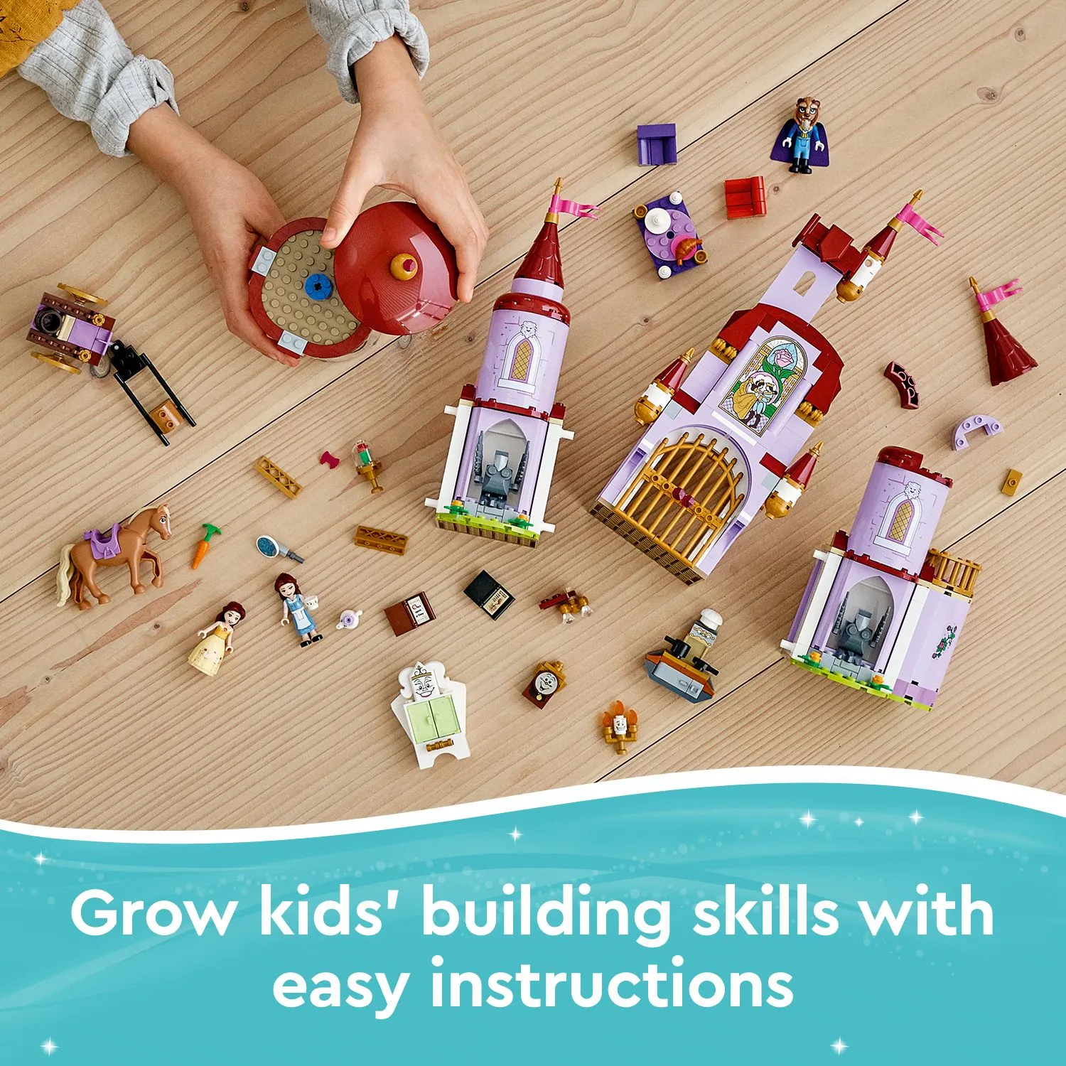 Lego Disney Belle and the Beast&rsquo;s Castle 43196