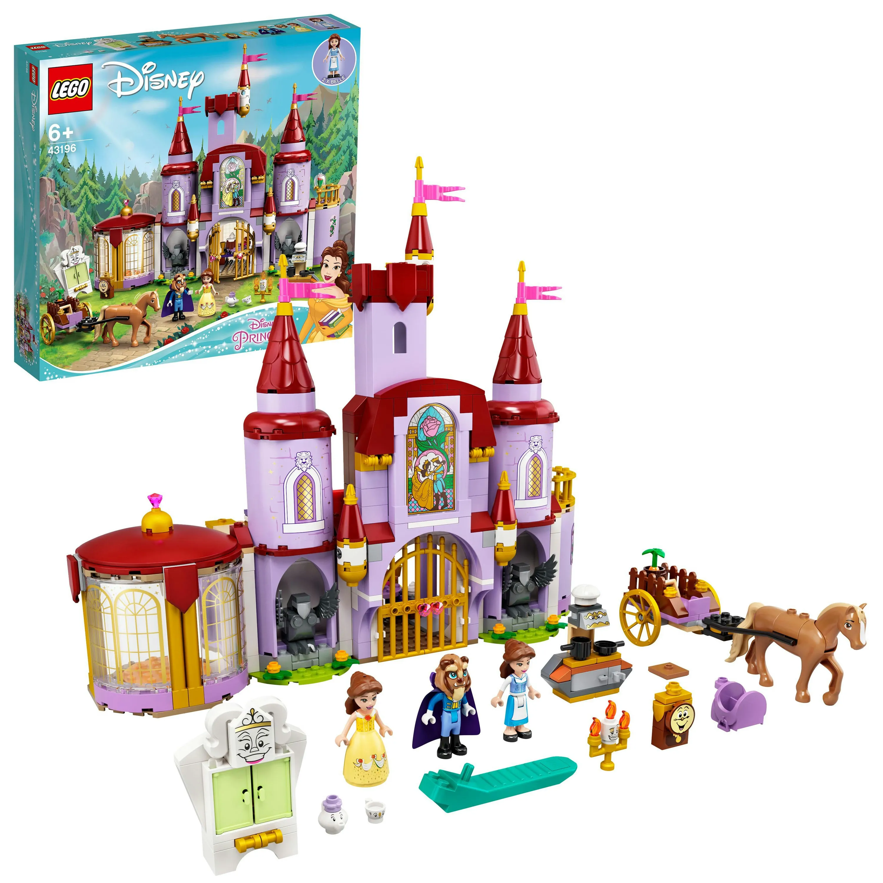 Lego Disney Belle and the Beast&rsquo;s Castle 43196