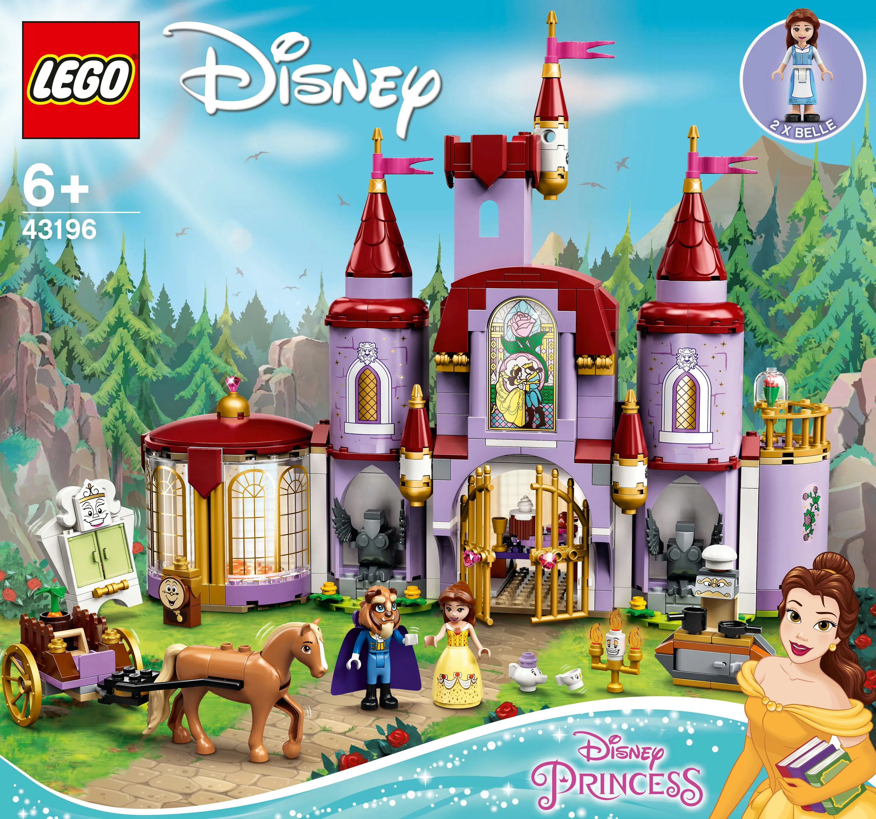 Lego Disney Belle and the Beast&rsquo;s Castle 43196