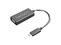 LENOVO USB-C to VGA Adapter - adapter, Svart