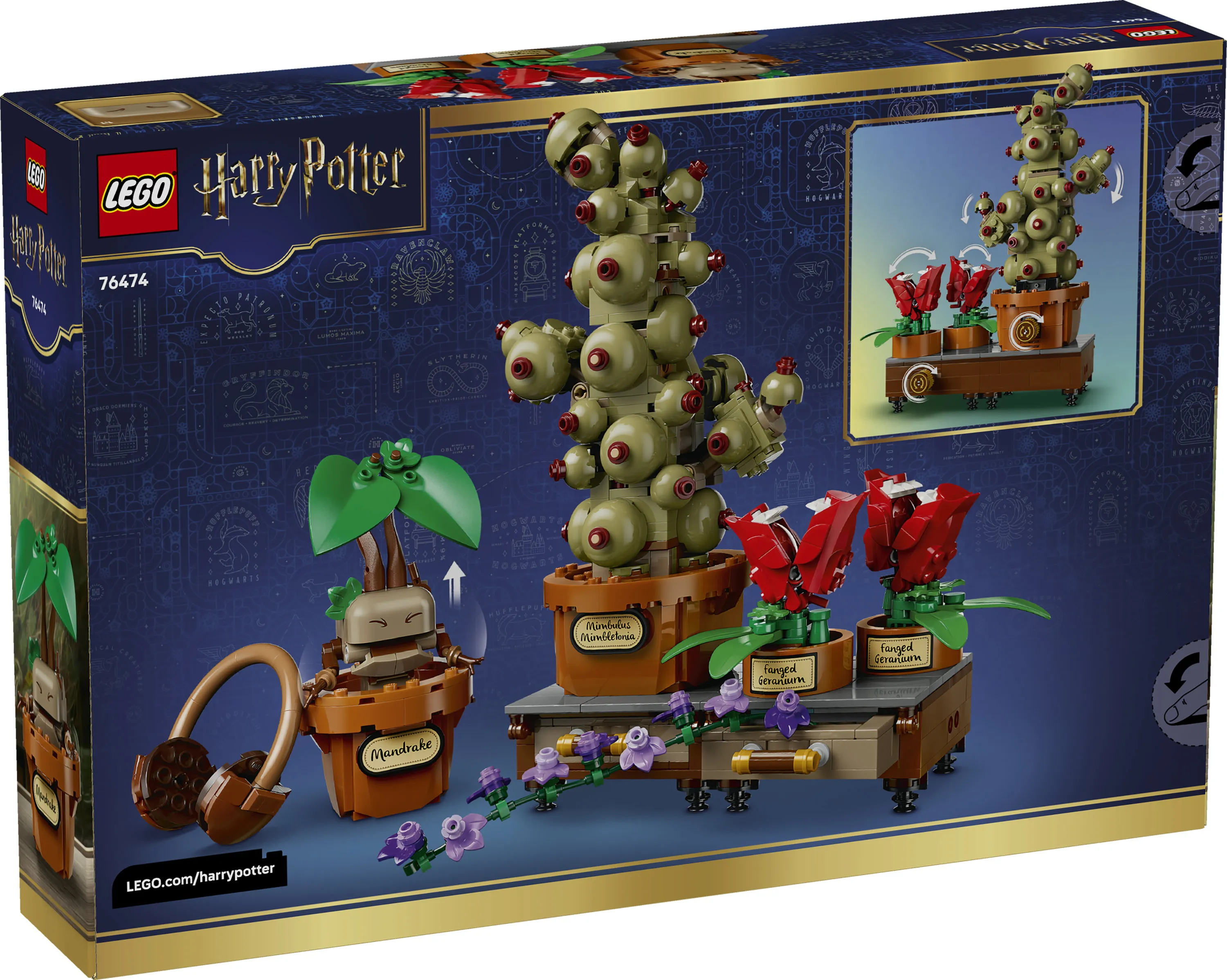 LEGO Harry Potter Hogwarts Herbology Plants 76474