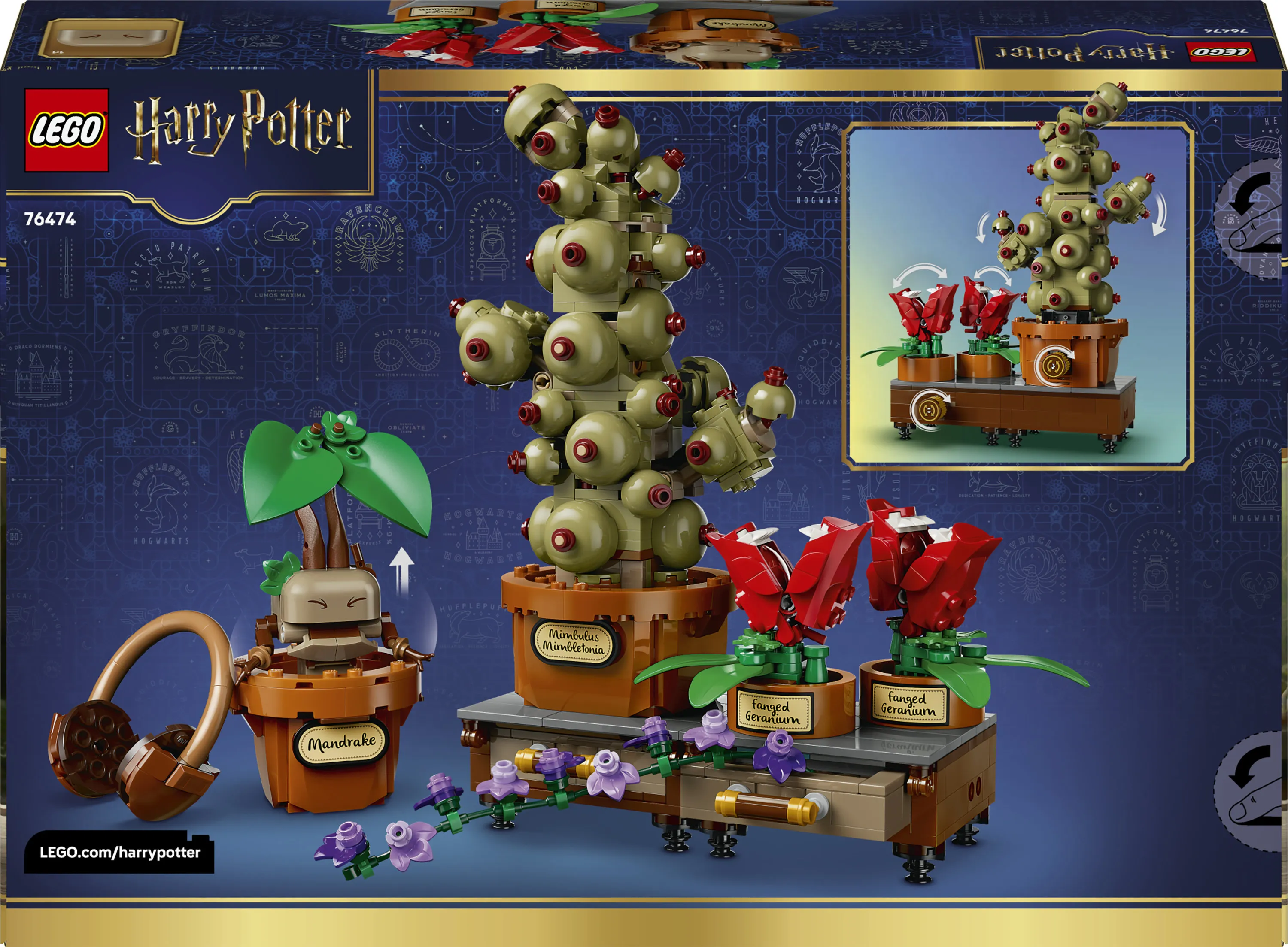 LEGO Harry Potter Hogwarts Herbology Plants 76474