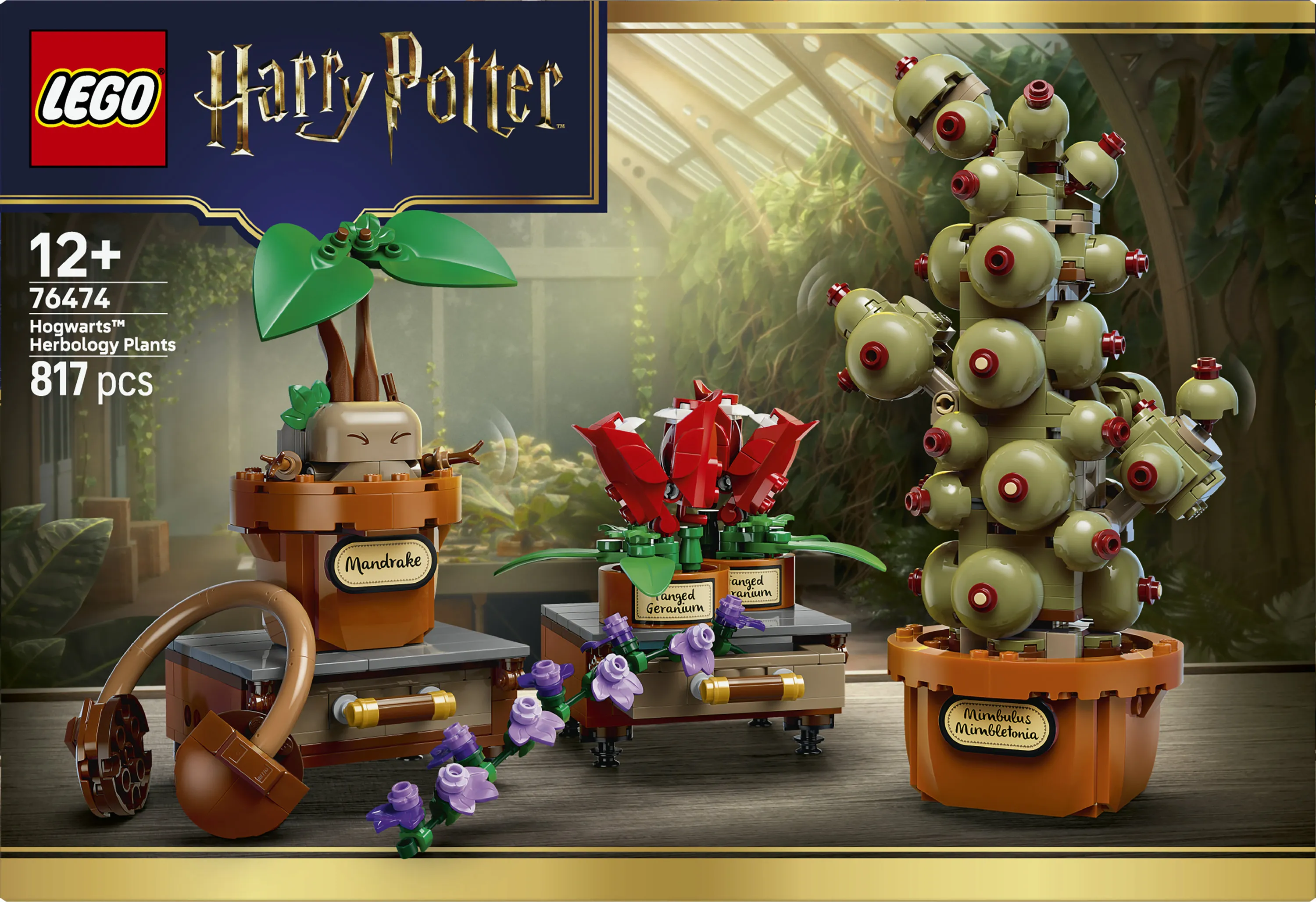 LEGO Harry Potter Hogwarts Herbology Plants 76474