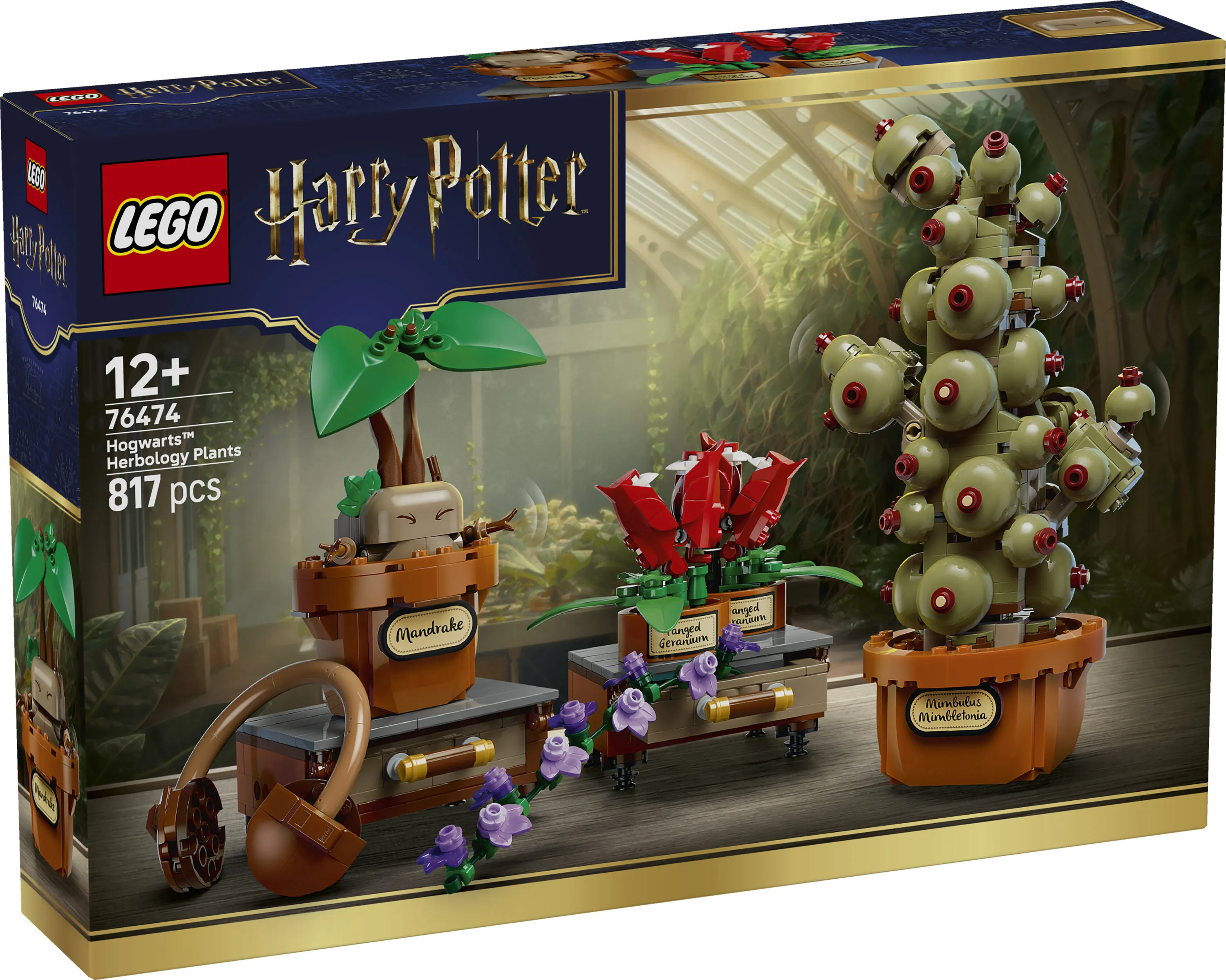 LEGO Harry Potter Hogwarts Herbology Plants 76474