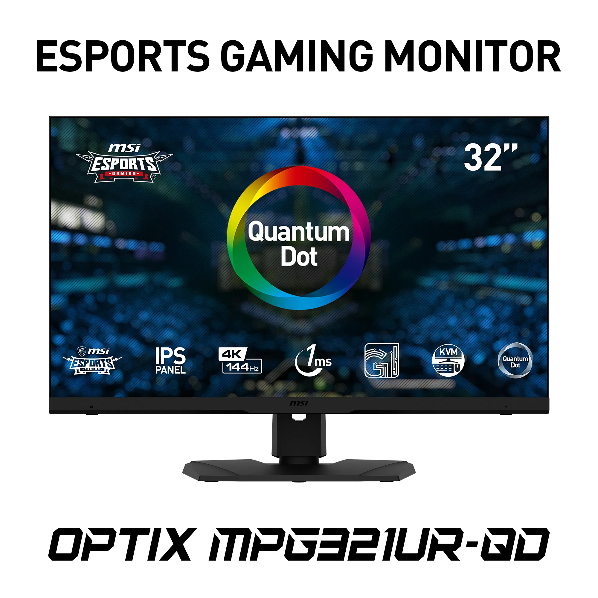 MSI 32&quot; Optix MPG321UR-QD 4K UHD, IPS - gaming gaming monitor