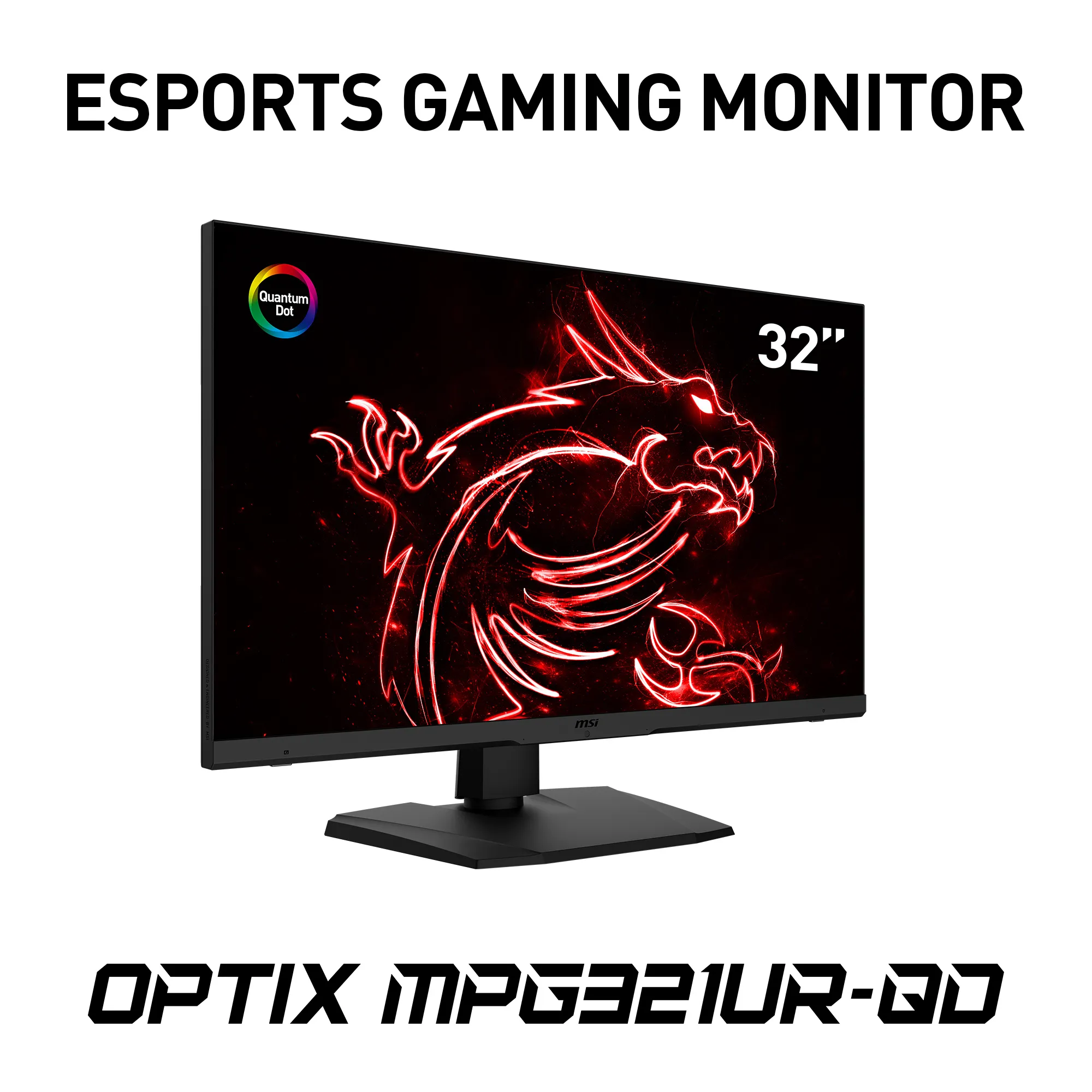 MSI 32&quot; Optix MPG321UR-QD 4K UHD, IPS - gaming gaming monitor
