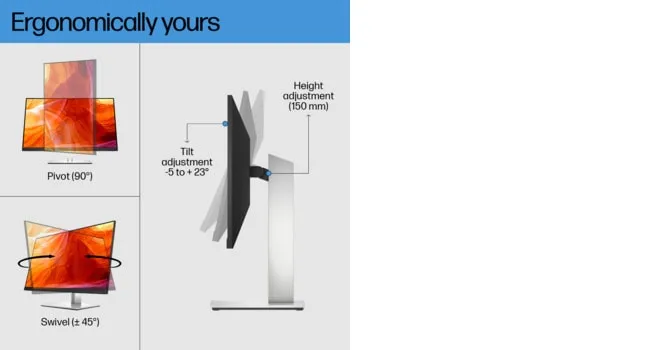 HP 27&quot; E-Series E27q G4, QHD, IPS -n&auml;ytt&ouml;