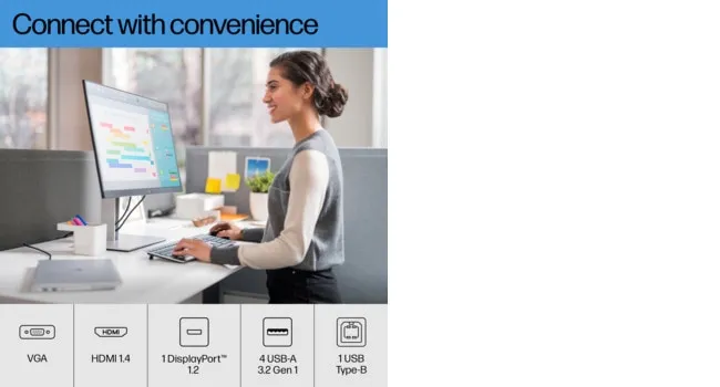 HP 27" E-Series E27q G4, QHD, IPS -näyttö