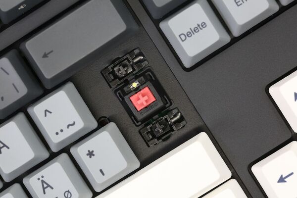 Varmilo VEA88 Yakumo V2 TKL MX Silent Red - gaming keyboard, grey/white