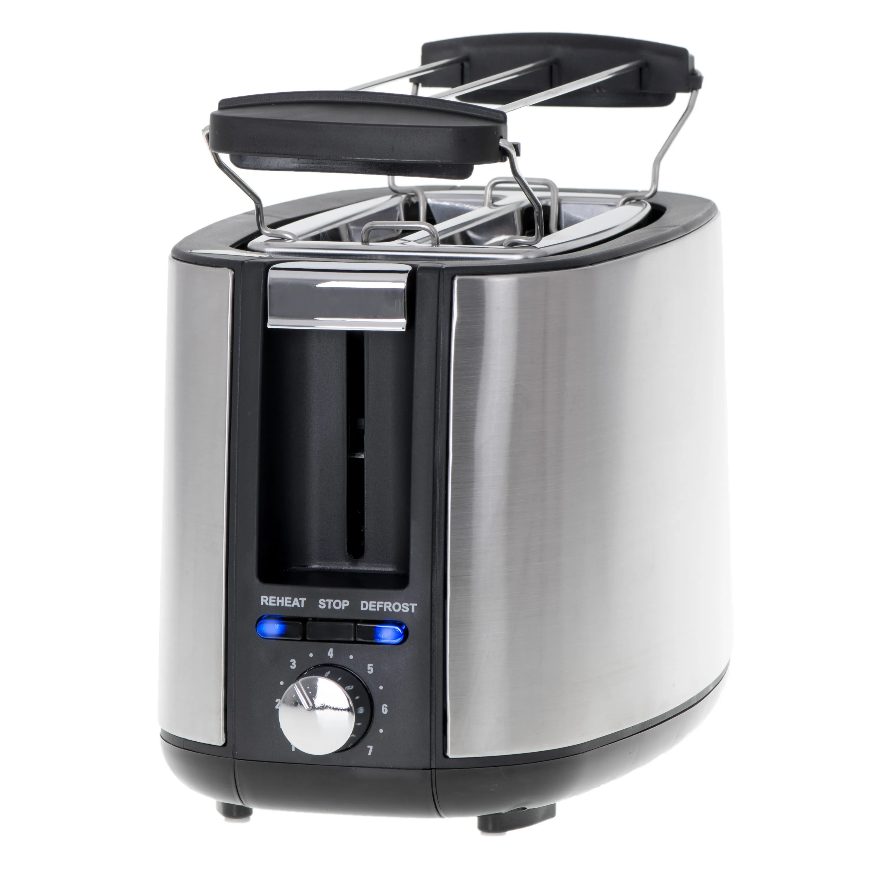Adler AD 3214 Toaster 2-Slice 900 W Stainless steel Silver