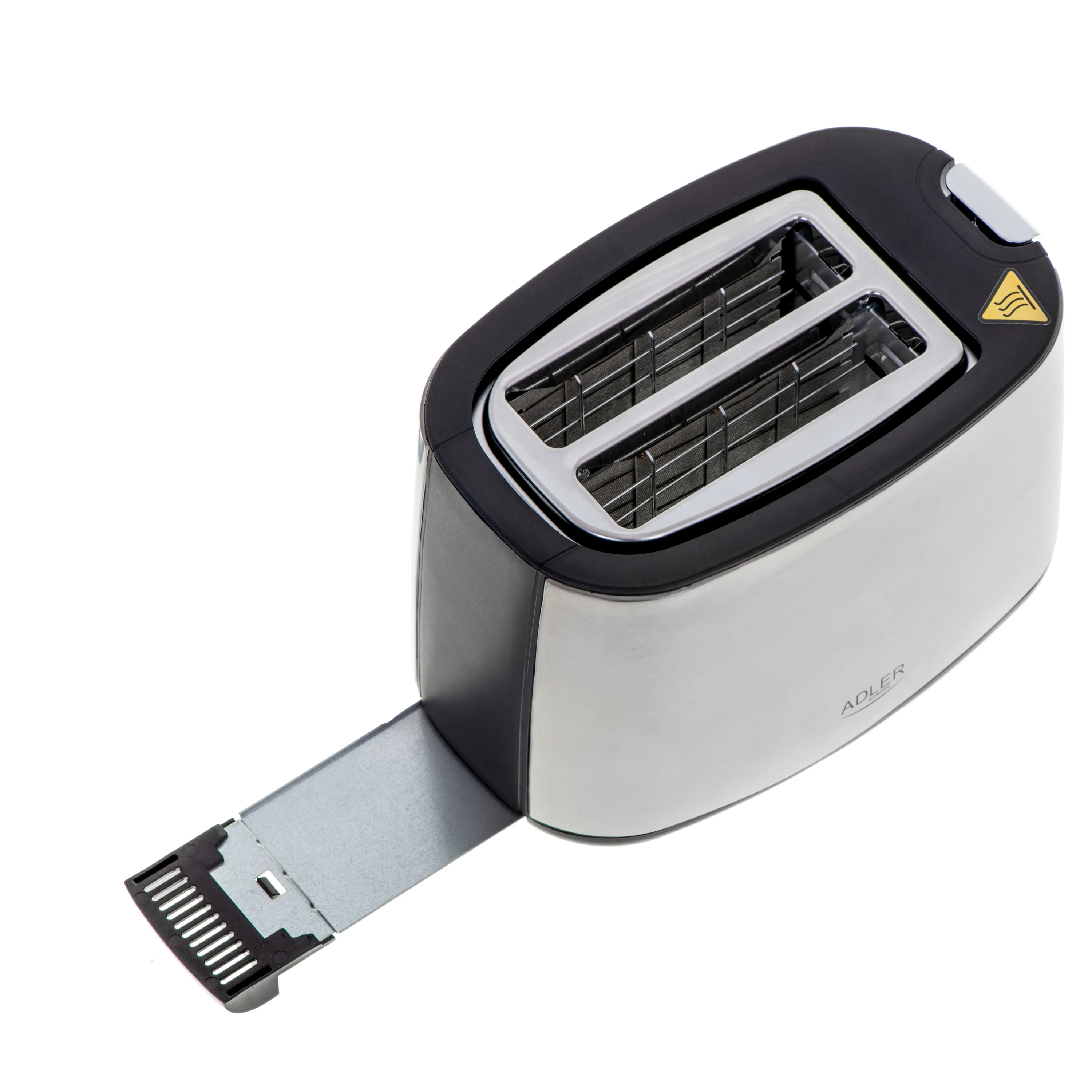 Adler AD 3214 Toaster 2-Slice 900 W Stainless steel Silver
