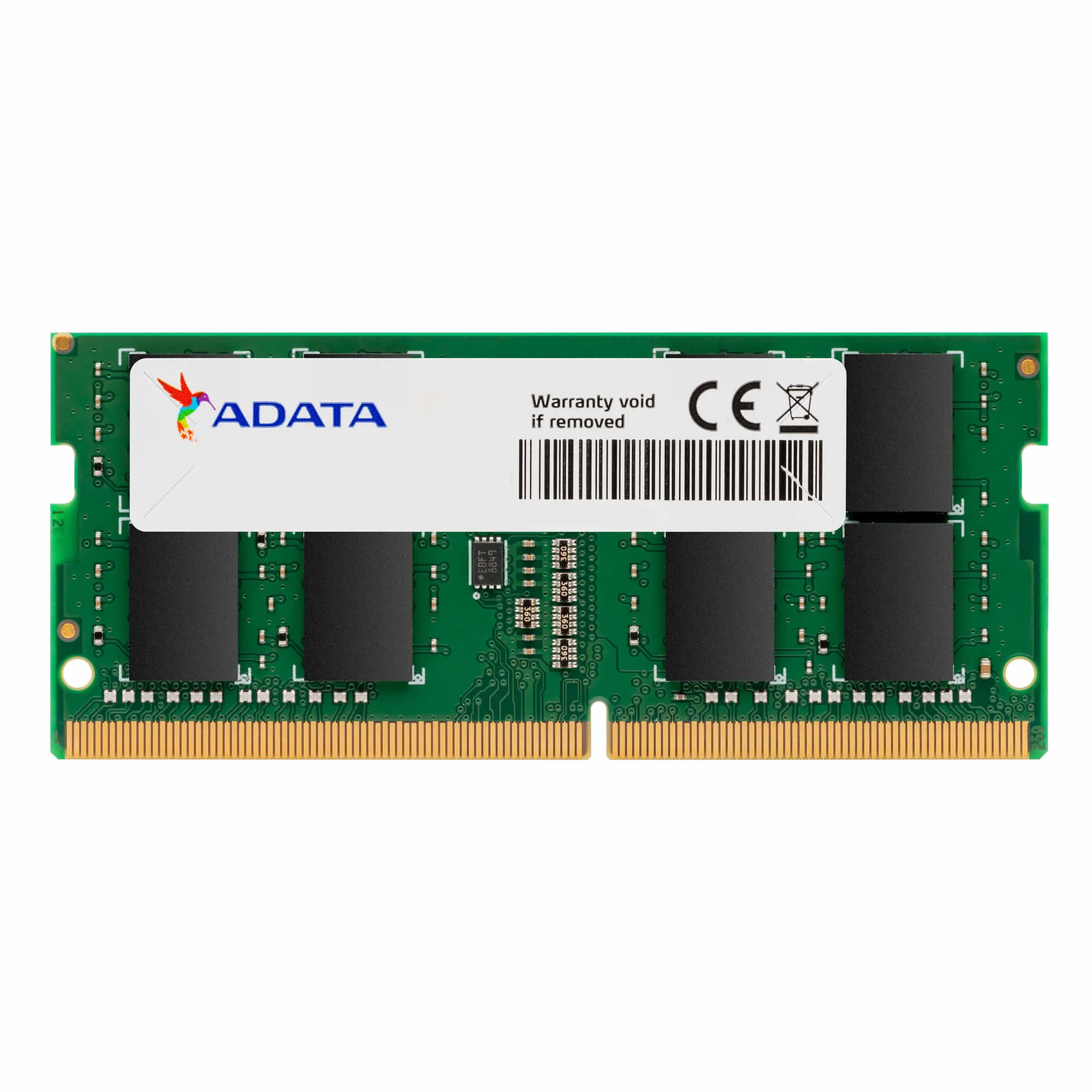 ADATA DDR4 - 32GB - 3200 - CL - 22 - Single (1x 32 GB) , RAM (green, AD4S320032G22-SGN, Premier, INTEL XMP)