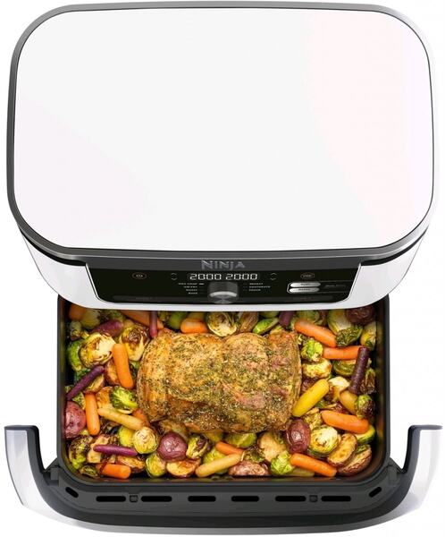 Ninja AF500EUWH Flex Drawer, 10,4 l, 4 kg, 2470 W, airfryer, vit