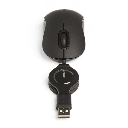 Targus - Hiiri - optinen - 3 painiketta - langallinen - USB - musta