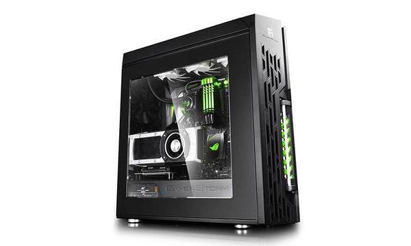 Deepcool Genome II - ATX with Integrated Liquid Cooling System - Black/Green Helix