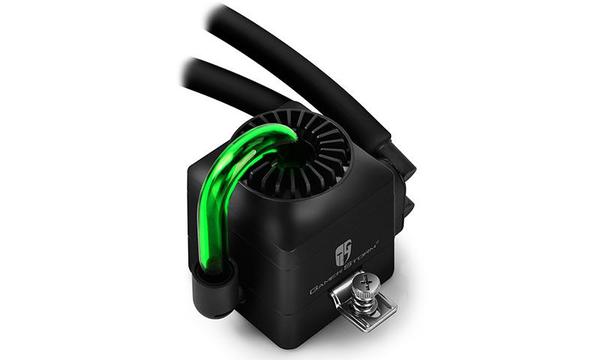 Deepcool Genome II - ATX with Integrated Liquid Cooling System - Black/Green Helix