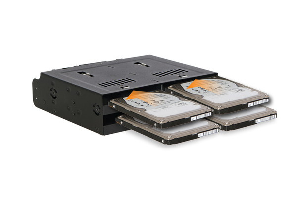 flexiDOCK MB524SP-B 4x2,5&quot; SSD Dock, Trayless, Hot-Swap SATA, black