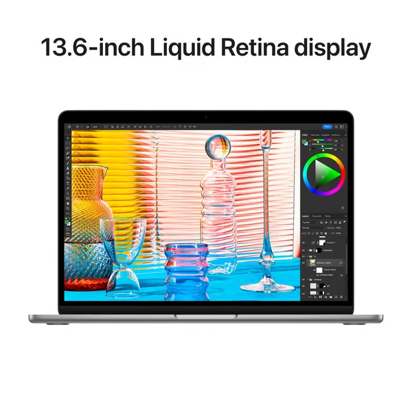 CTO Apple MacBook Air 13", M2 (8C CPU / 8C GPU), 8 Gt, 512 Gt, 30 W, macOS -kannettava, Tähtiharmaa (FIN/SWE) MLXW3