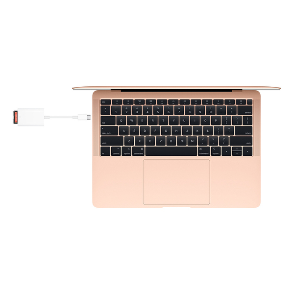 Apple USB-C &ndash; SD Card - adapter, White