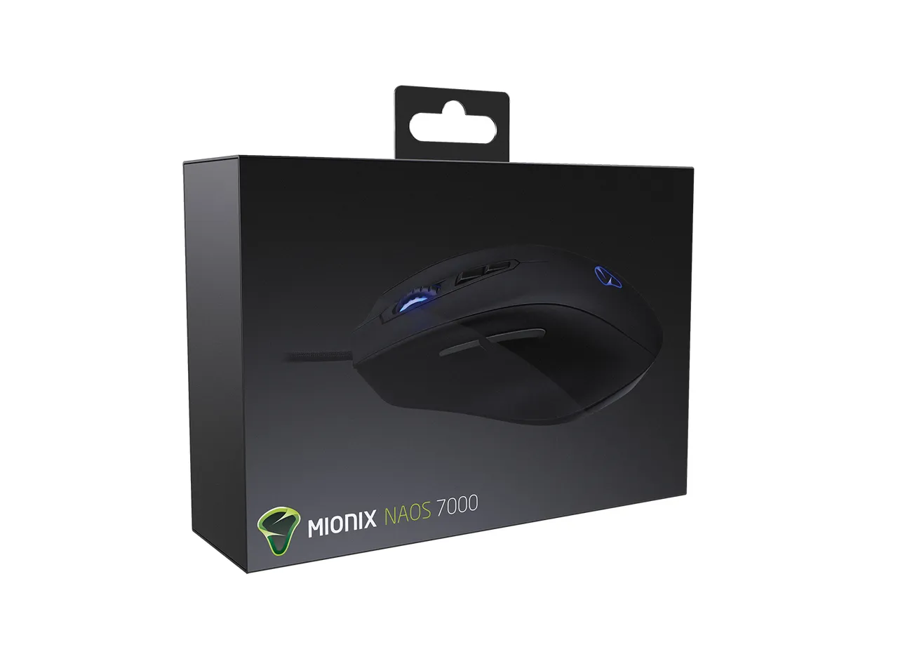Mionix Naos 7000 - Gaming Mouse, Black
