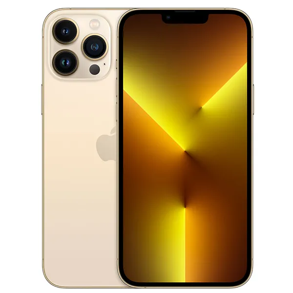 Renoverad iPhone 13 Pro Max 256 GB - mobiltelefon, Guld (Bruksskick)