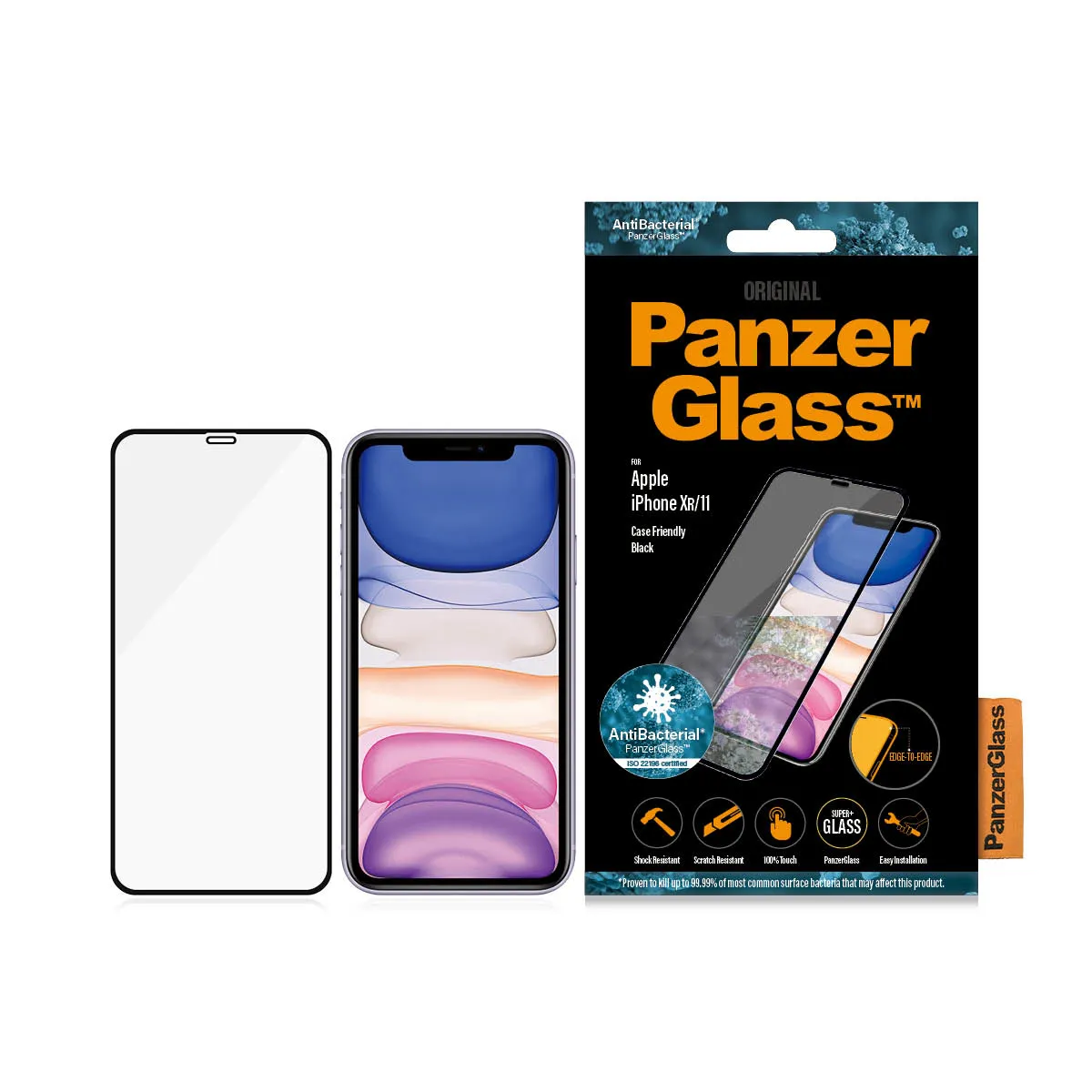 PanzerGlass Case Friendly, iPhone XR - Screen Glass PanzerGlass Case Friendly, iPhone XR - Screen Glass