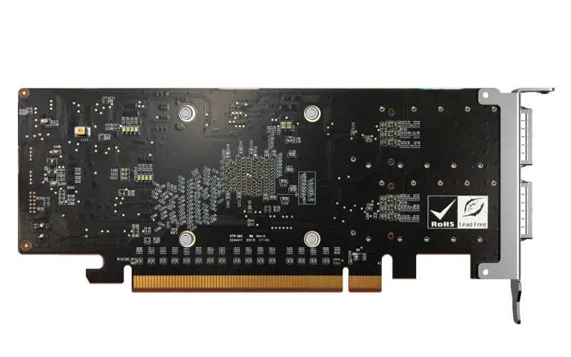 QNAP Dual-port QSFP28 100GbE network expansion card low-profile form factor PCIe Gen4 x16