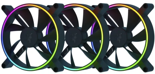 Razer Kunai Chroma, ARGB, PWM 140mm - case fan, black, 3pcs Razer Kunai Chroma, ARGB, PWM 140mm - case fan, black, 3pcs