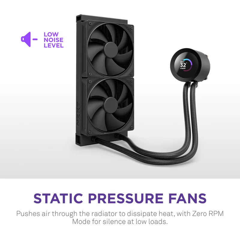 Kraken Plus 240 - liquid cooler, Black