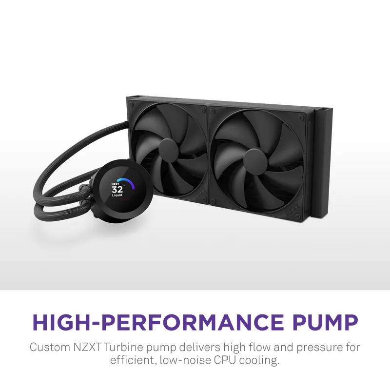 Kraken Plus 240 - liquid cooler, Black