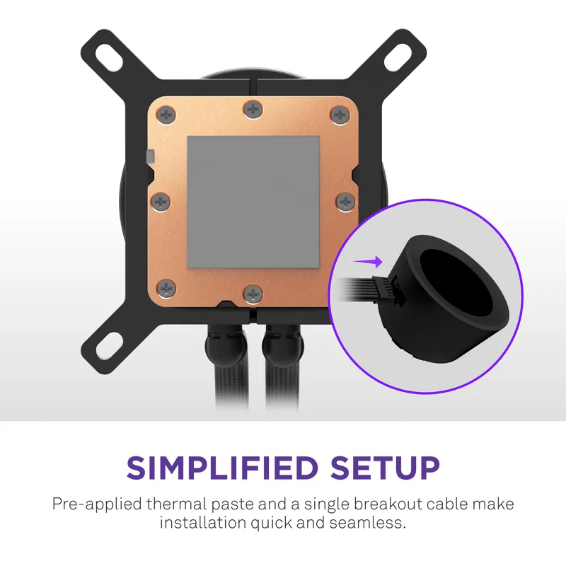Kraken Plus 240 - liquid cooler, Black