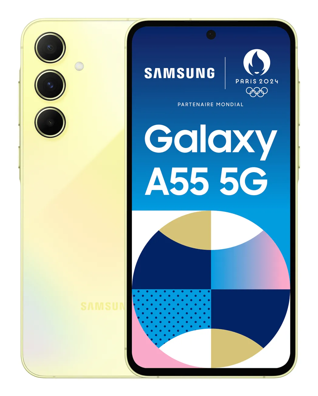 Samsung Galaxy A55 5G 128GB/8GB Android - mobile phone, Yellow