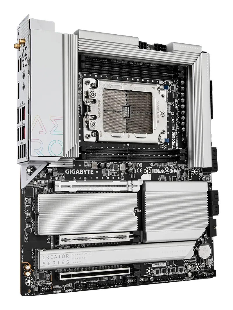 Gigabyte TRX50 AERO D Wi-Fi 7 sTR5 Extended ATX Motherboard