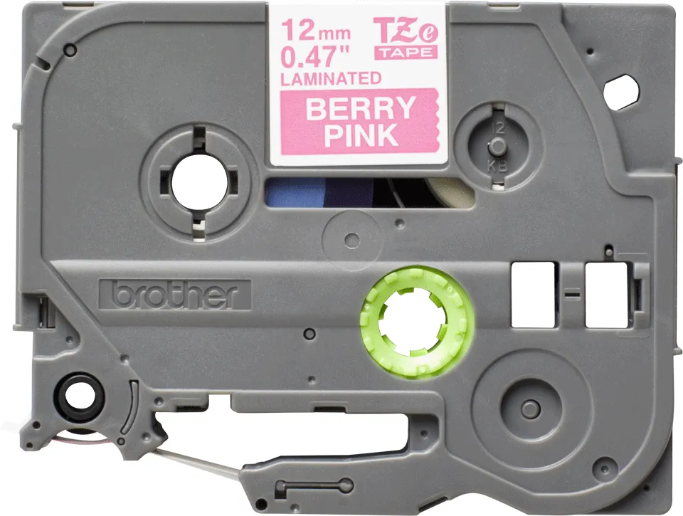 BROTHER TZEMQP35 12 WHITE ON PINK MATT