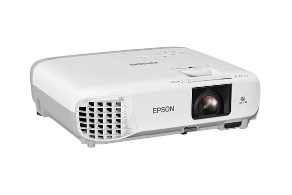 Epson EB-108 - LCD, 3700 ANSI, 28dB (eco), 1,48-1,77:1, 2,8kg, 2xVGA, 2xHDMI, LAN, TCO-Certified