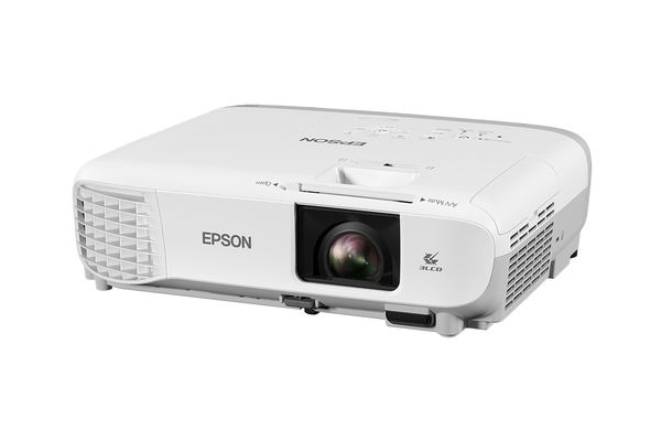 Epson EB-108 - LCD, 3700 ANSI, 28dB (eco), 1,48-1,77:1, 2,8kg, 2xVGA, 2xHDMI, LAN, TCO-Certified