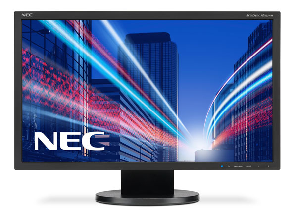 NEC 21.5" AccuSync AS222WM, Full HD, TN - monitor, Black